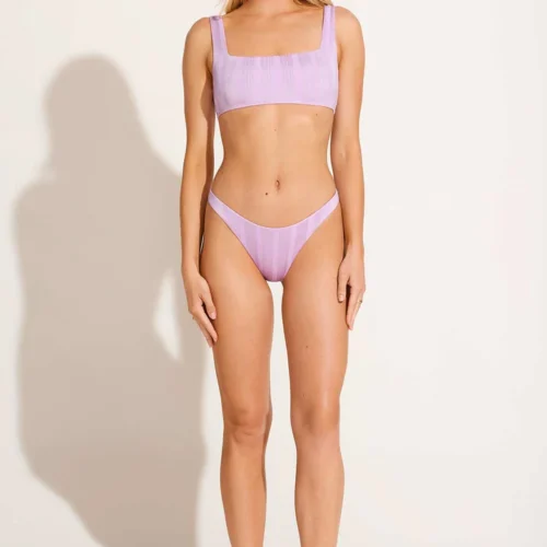 Square Neck Bikini Set – Modern Structure, Sustainable Comfort