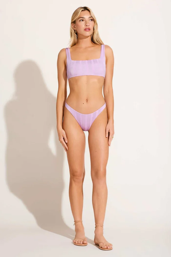 Square Neck Bikini Set – Modern Structure, Sustainable Comfort