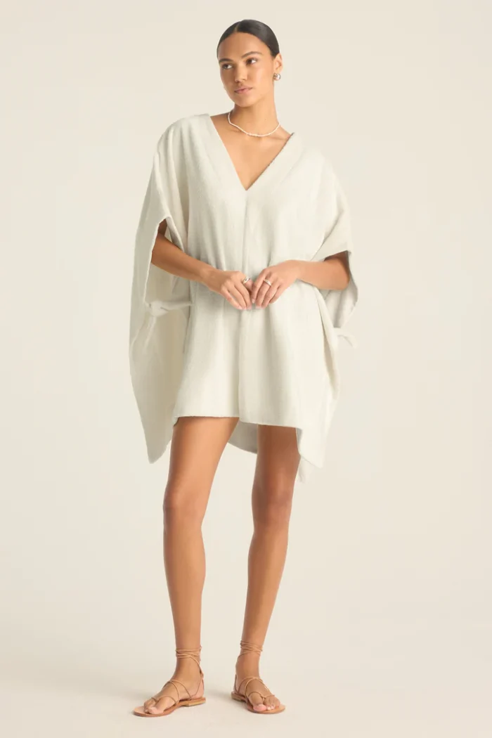 Organic Cotton Terry Poncho – Soft, Breezy, Effortless - Image 3
